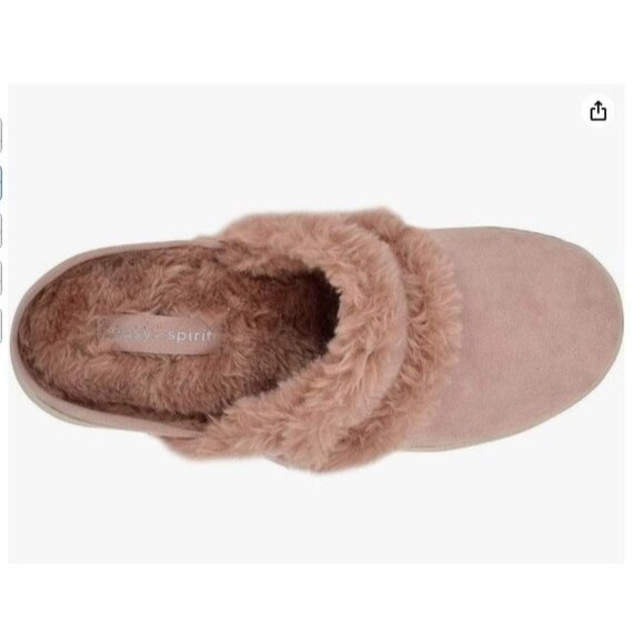 Easy Spirit Season Slippers Mules 9M Pink Soft Cozy Indoor Outdoor Comfortable - Picture 2 of 4